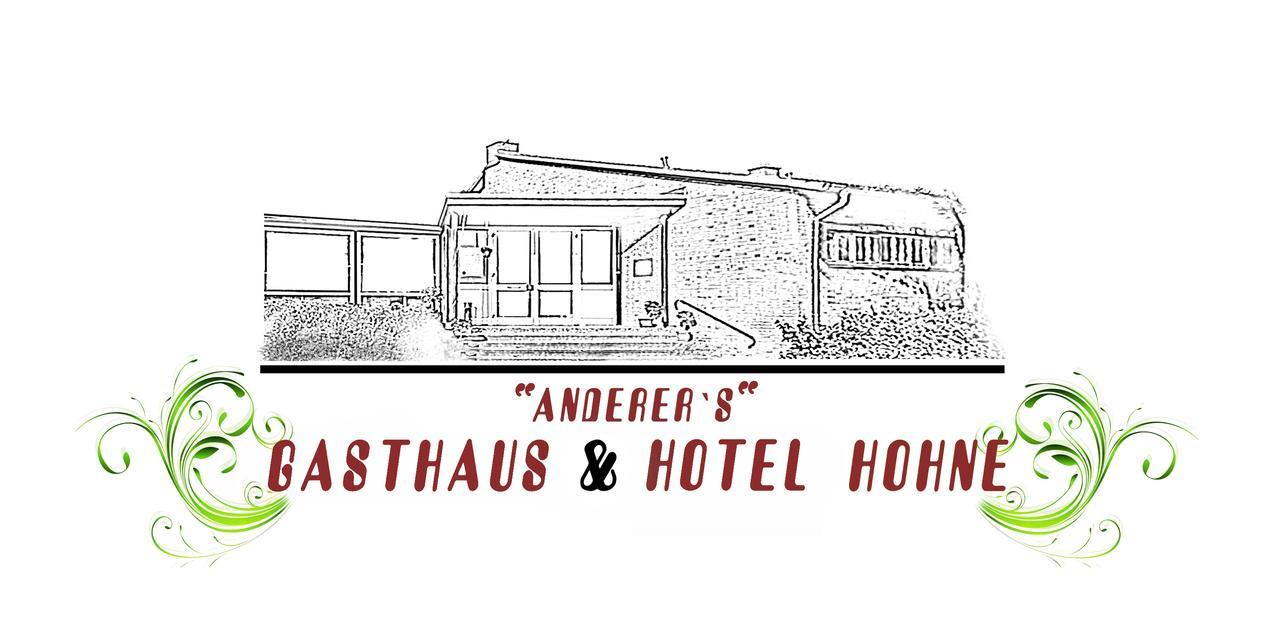 "Anderer'S" Gasthaus & Hotel Hohne エクステリア 写真